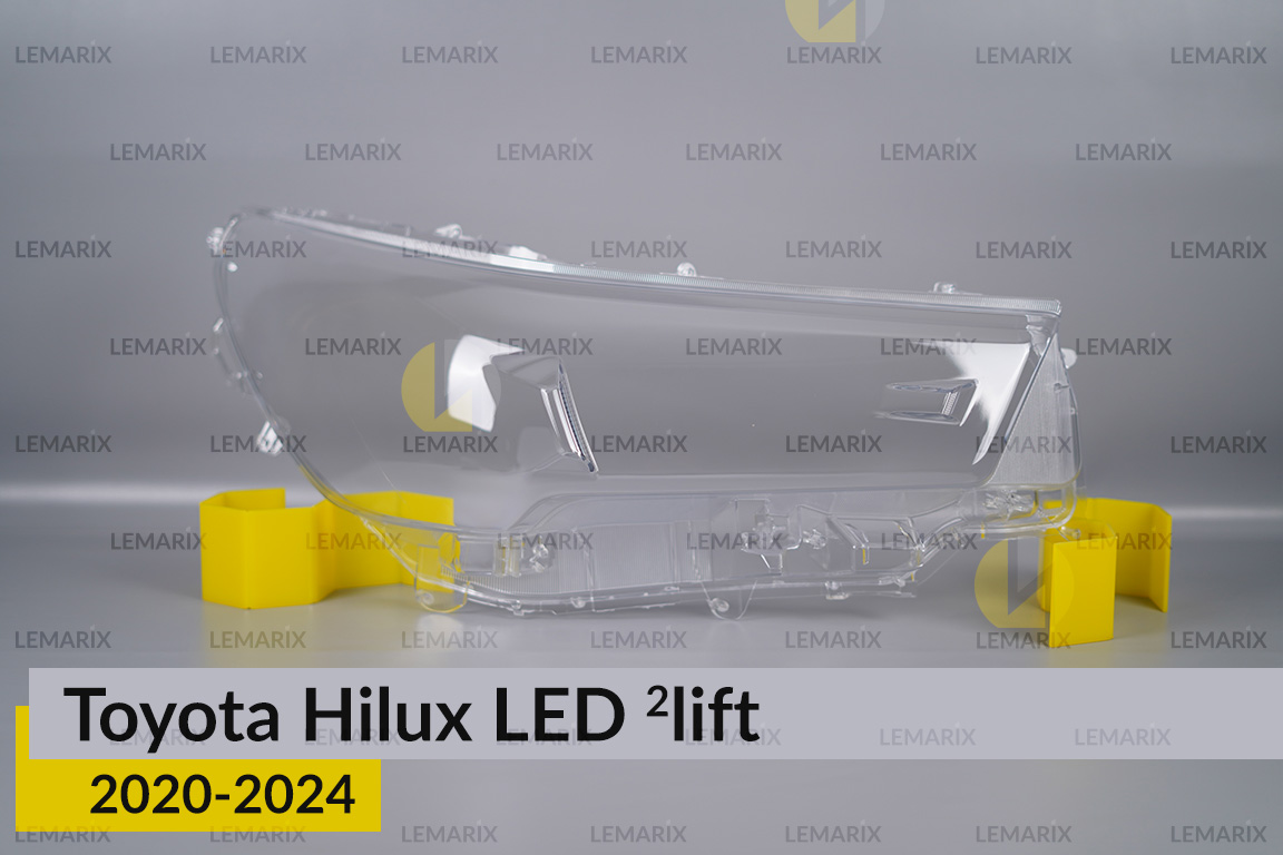 Скло фари Toyota Hilux LED (2020-2024) 2