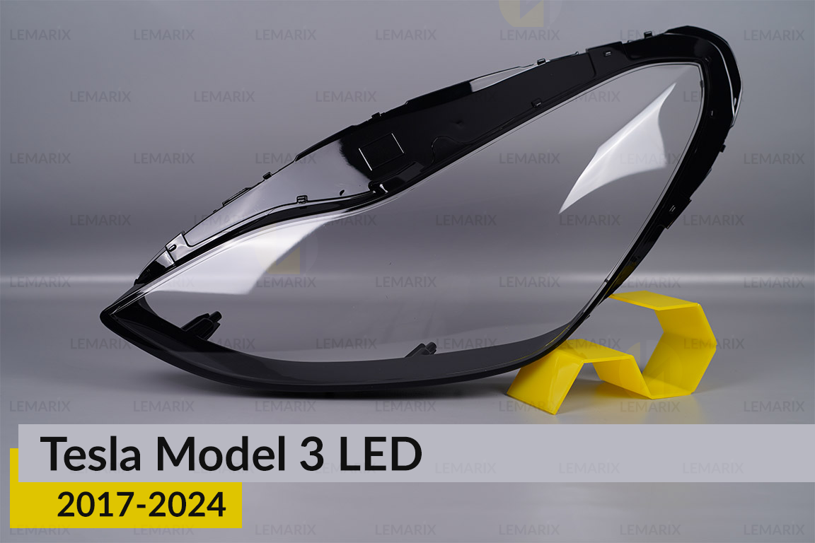 Скло фари Tesla Model 3 LED (2017-2024)