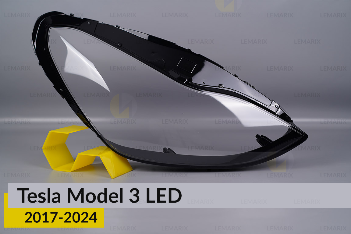 Скло фари Tesla Model 3 LED (2017-2024)
