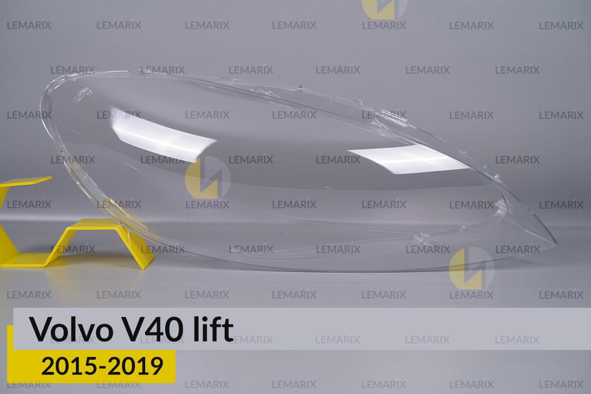 Скло фари Volvo V40 (2015-2019) рест