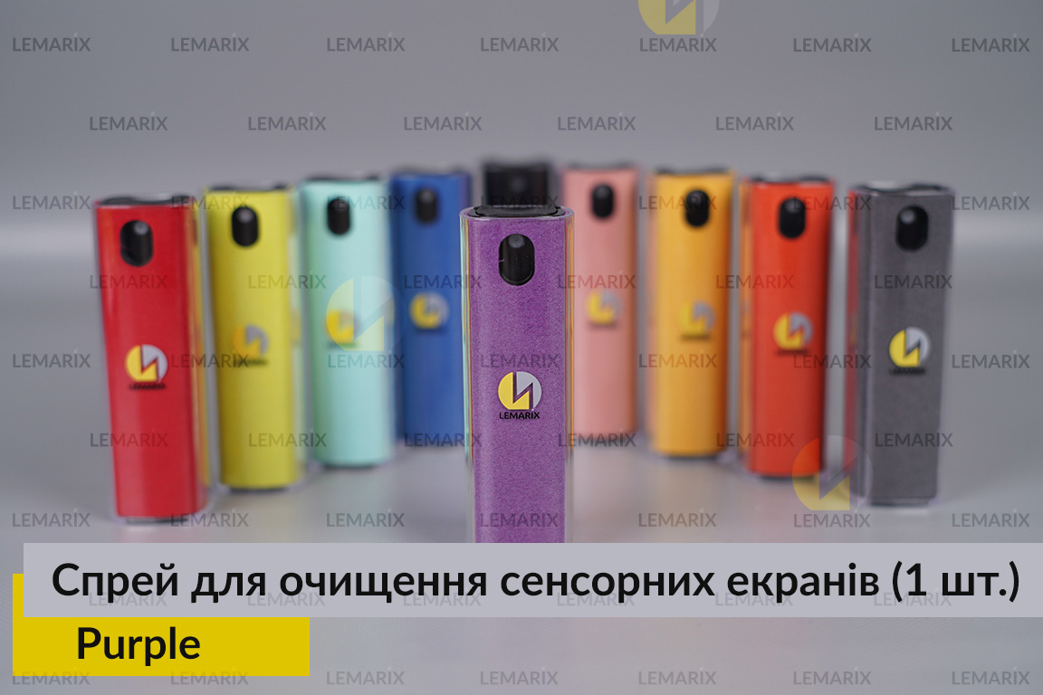 Портативный спрей для очистки сенсорных экранов Purple Lemarix