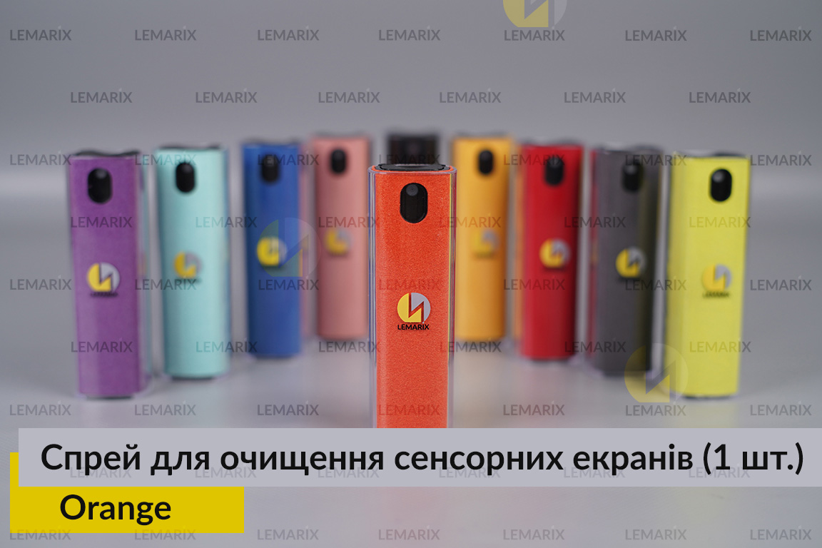 Спрей портативный для очистки сенсорных экранов Orange Lemarix