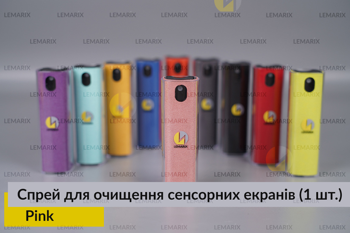 Портативный спрей для очистки сенсорных экранов Pink Lemarix