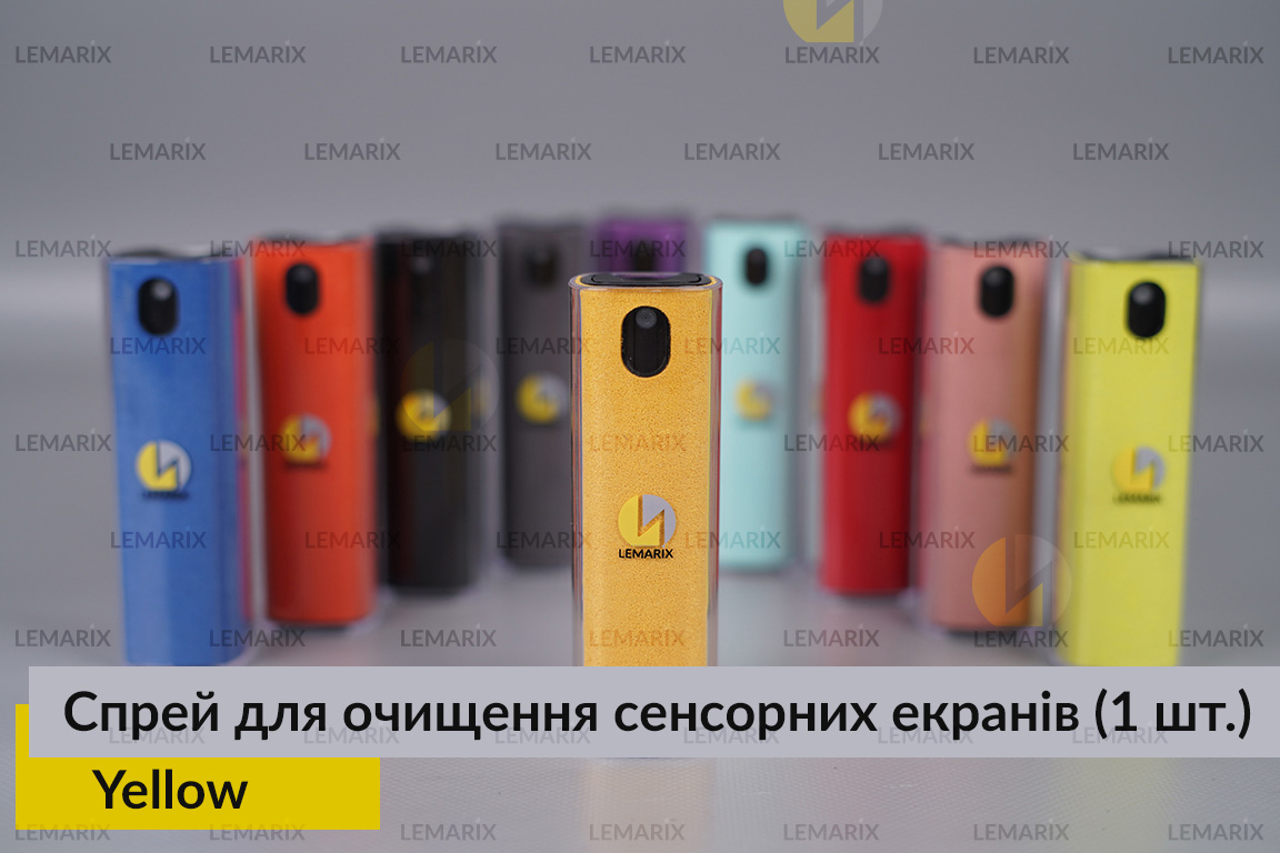 Портативный спрей для очистки сенсорных экранов Yellow Lemarix