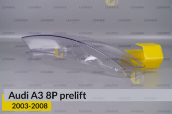 Скло фари Audi A3 8P (2003-2008)