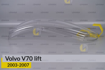 Скло фари Volvo V70 (2003-2007) рест