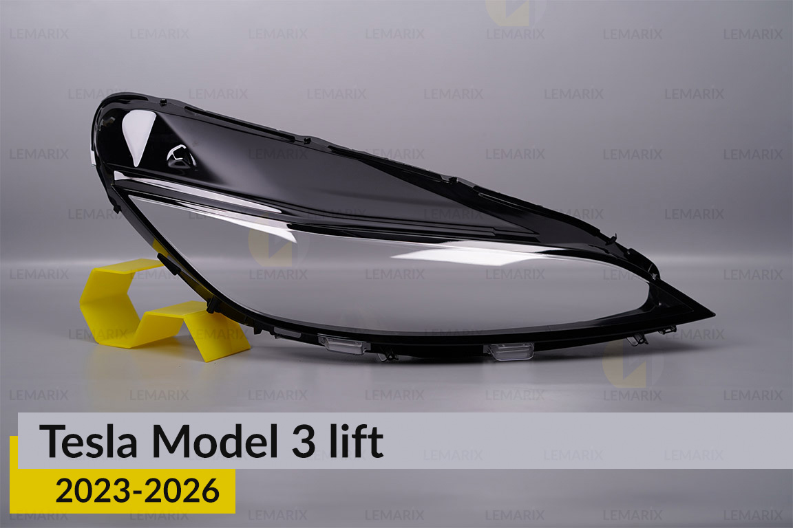 Скло фари Tesla Model 3 (2023-2026)