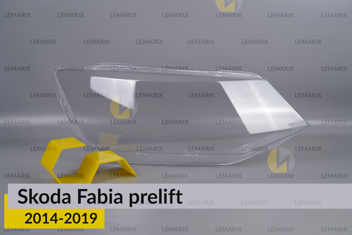 Скло фари Skoda Fabia (2014-2019)
