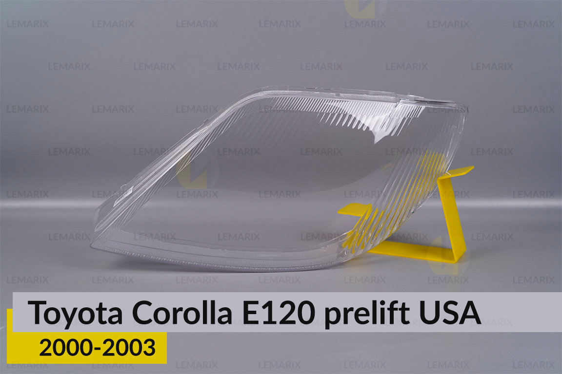 Скло фари Toyota Corolla E120 USA