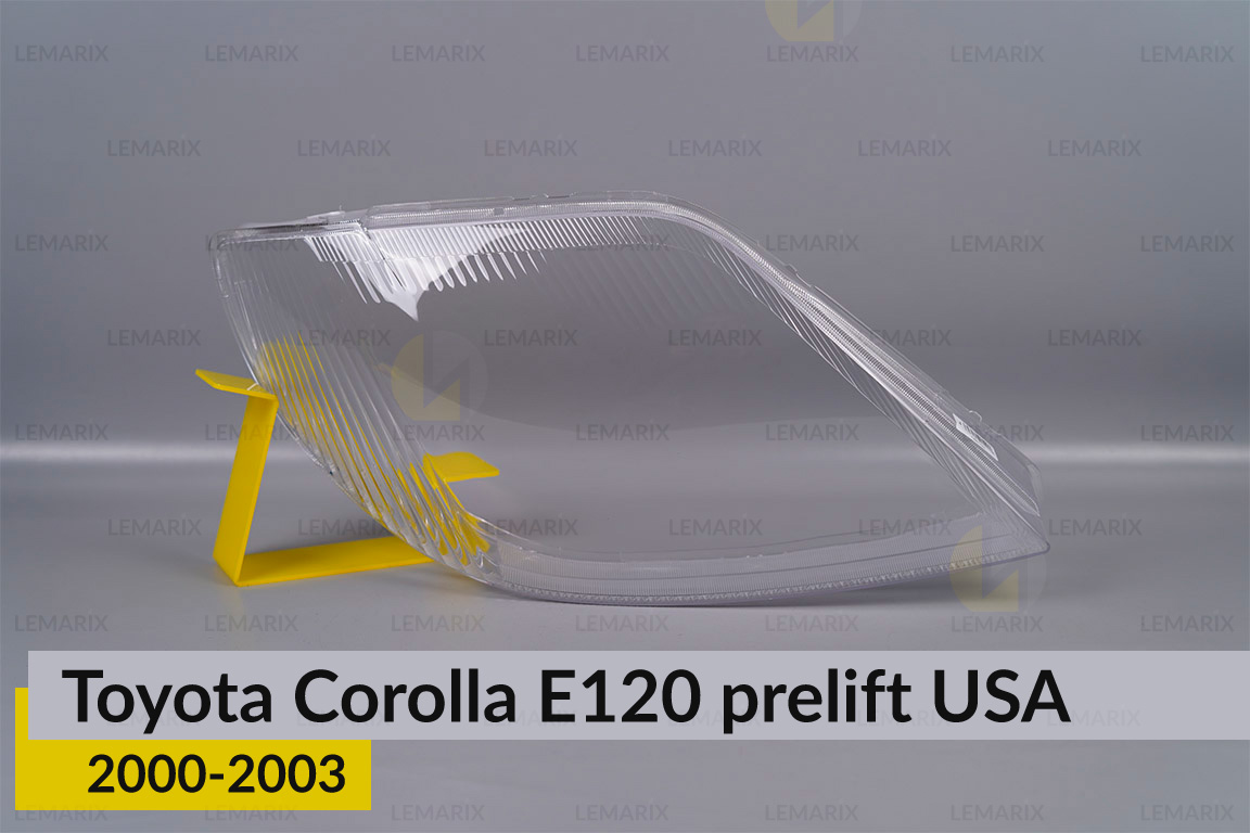 Скло фари Toyota Corolla E120 USA