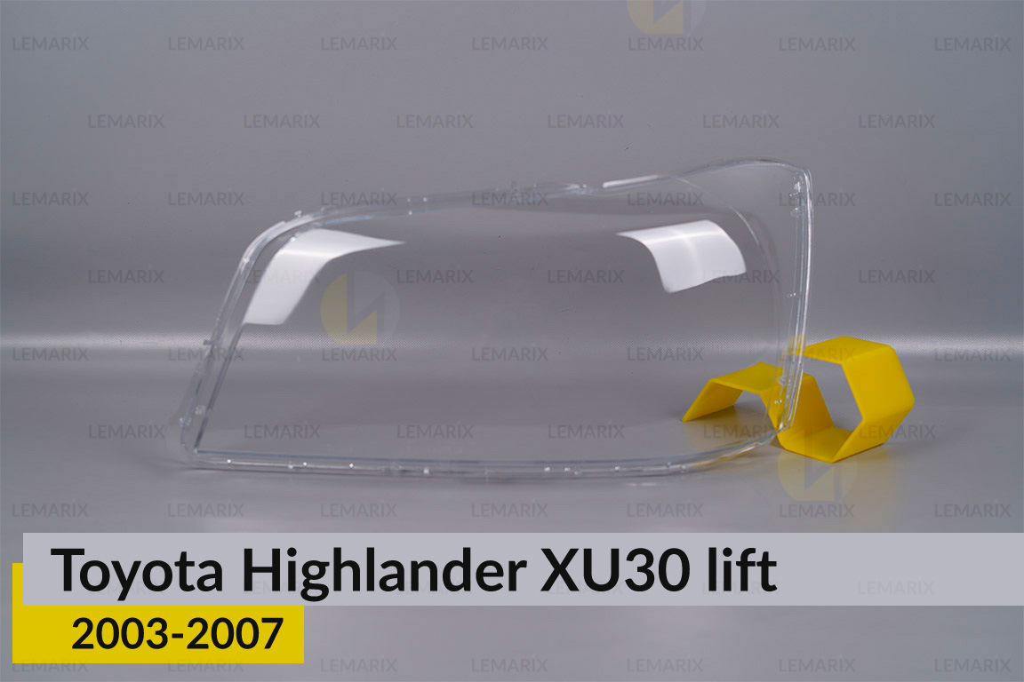 Скло фари Toyota Highlander XU30