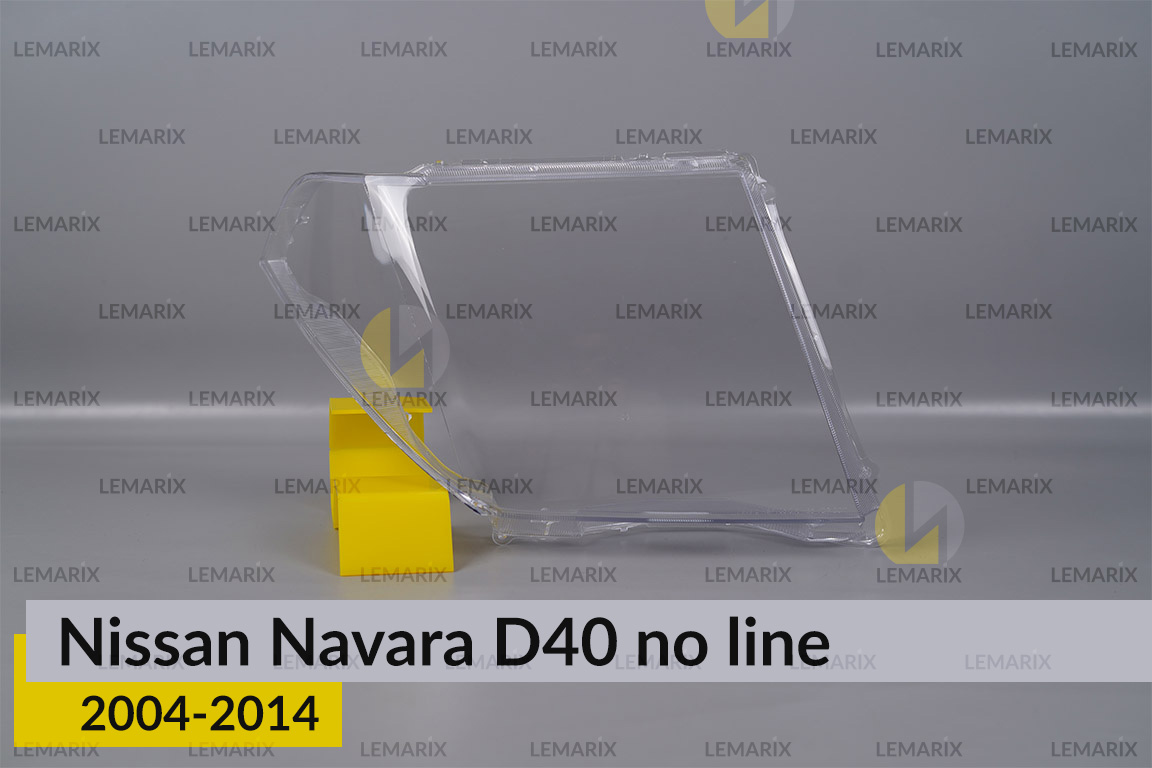 Скло фари Nissan Navara D40 (2004-2014)