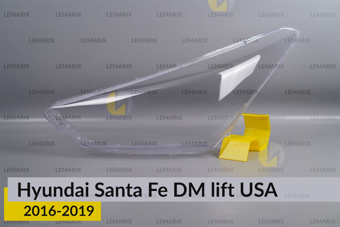 Скло фари Hyundai Santa Fe DM USA