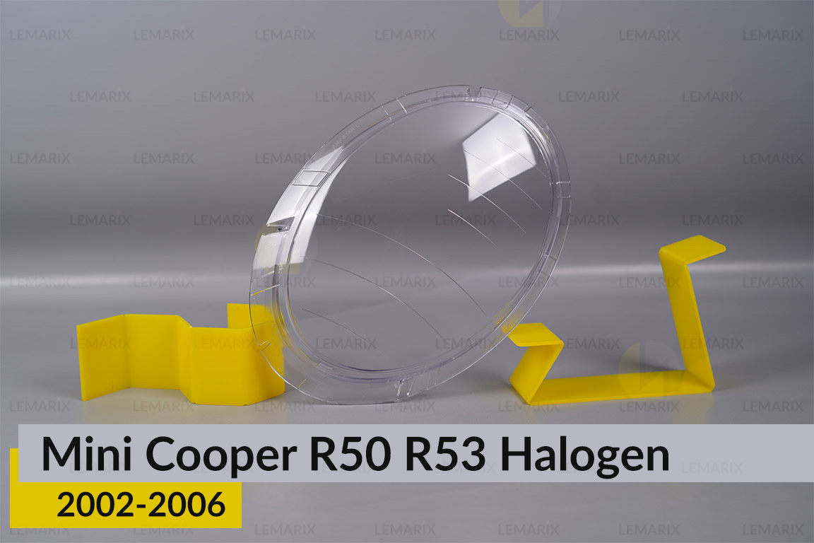 Скло фари Mini Cooper R50 R53 Halogen