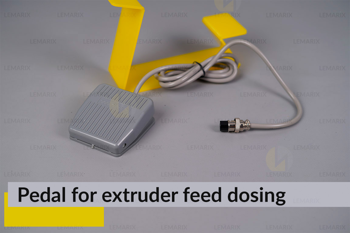 Педаль для дозування подачі екструдера