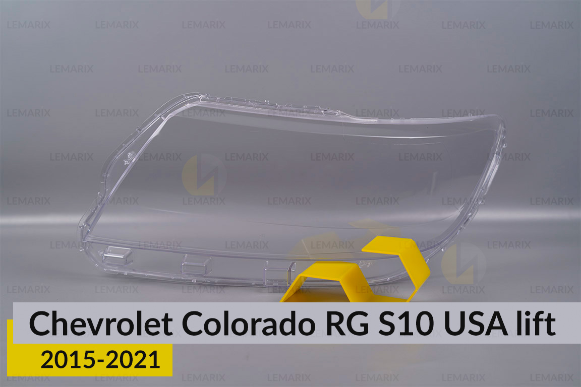 Скло фари Chevrolet Colorado RG S10 USA
