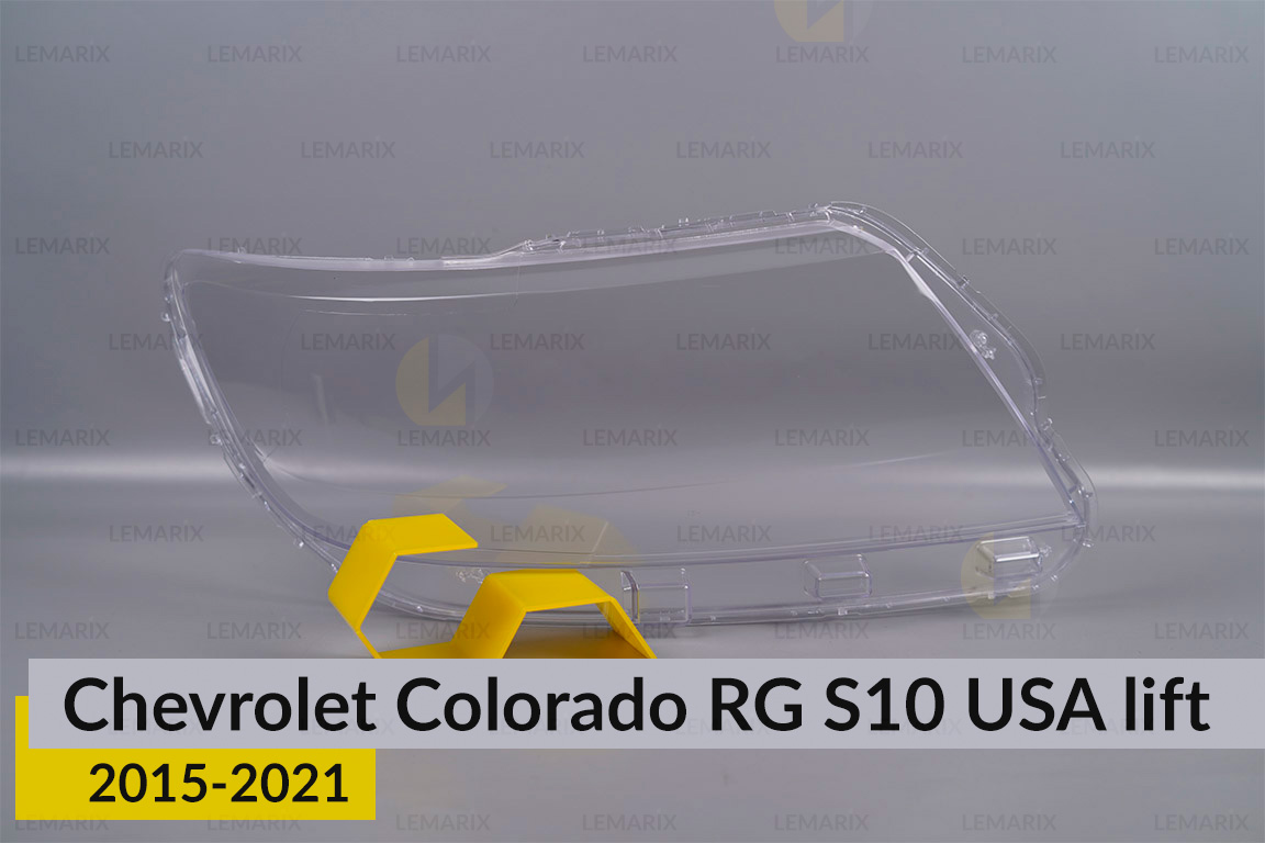 Скло фари Chevrolet Colorado RG S10 USA