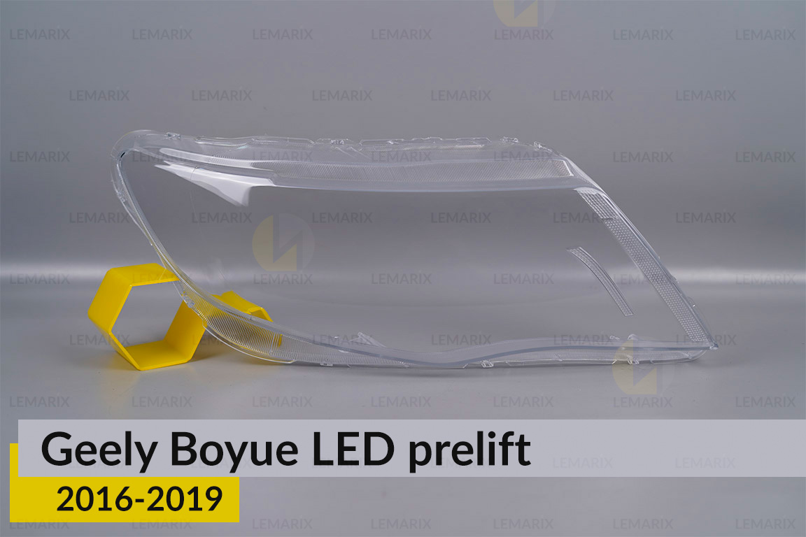Скло фари Geely Boyue LED (2016-2019)