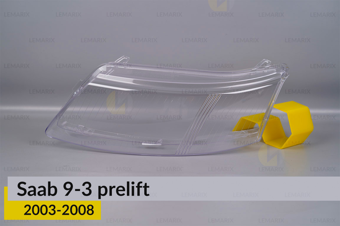 Скло фари Saab 9-3 (2003-2008)